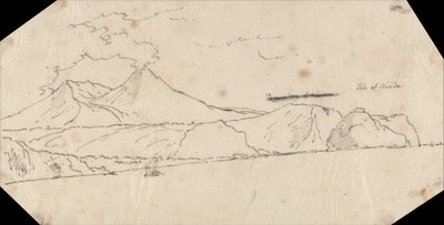 Isle of Nisida af John Robert Cozens